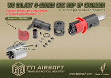 TTI AIRSOFT TTI-P0007 WE-TECH Galaxy G-series CNC Hop Up Chamber(for one piece upper receiver)