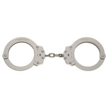 Peerless Model 702C Oversize Chain Link Handcuff - Nickel Finish - PR-4720