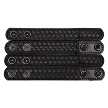 Bianchi 7906 AccuMold Elite Hidden Snap Belt Keeper - Basket Weave - 2.25" 4 pcs