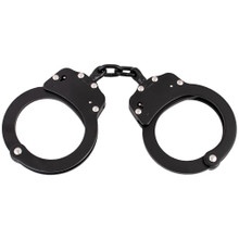 FOX OUTDOOR 39-33 PROFESSIONAL DOUBLE-LOCK HANDCUFFS - BLACK