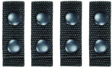 Hero's Pride 1097 Ballistic 7/8" Standard Belt Keepers, Black, 4 Pack, Fits 2.25"W Duty Belt