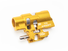 TTI AIRSOFT TTI-P0031-GOLDEN Infinity Tokyo Marui Spec High Capa (1911) Airsoft One Piece Full CNC TDC Hop Up Chamber-GOLDEN