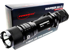 Powertac WARRIOR G4-FL EDC Tactical LED Flashlight -4200 Lumen w/Magnetic USB Charge Cable (WIDE BEAM)