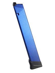 TTI Airsoft TTI-M0004-BK 50 Rounds Full CNC Light Weight Aluminum Airsoft Glock Magazine Color Black for Tokyo Marui, WE, VFC and Elite Force Glock Airsoft Pistol & Action Army AAP-01
