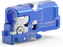 TTI AIRSOFT Infinity One Piece CNC TDC Hop Up Chamber for Tokyo Marui Spec Glock Gen4 G17 - Blue