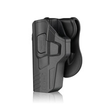 Cytac R-Defender Glock 17 (Gen 1,2,3,4,5) and 22, 31 (Gen 1,2,3,4) Left Hand Holster with Paddle Attachment