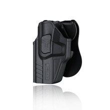 Cytac R-Defender G4 Pistol Holster Left Hand with paddle Fits Glock 19, 23, 32 (Gen 1,2,3,4), Glock 19 Gen5; Glock 19X
