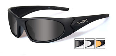 WILEY X ROMER 3 GREY/CLEAR/RUST/ MATTE BLACK FRAME