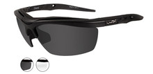 WILEY X GUARD GREY/CLEAR /MATTE BLACK FRAME