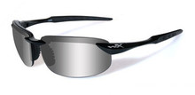 WILEY X TOBI POL SILVER FLASH/GLOSS BLACK FRAME