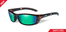 WILEY X P17 POL EMERALD LENS/GLOSS DEMI FRAME