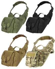 Condor 156 Tactical Molle EDC EveryDay Carry Military Shoulder Bag - OD Green/ Black/ Coyote Brown
