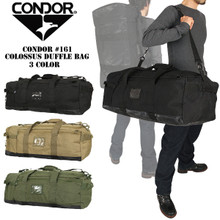 Condor 161 COLOSSUS Tactical Duffle Bag Backpack Shoulder Bag - OD Green/ Black/ Coyote Brown