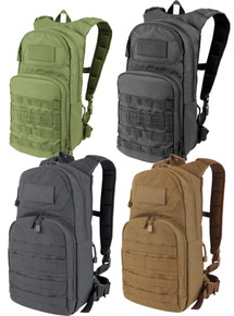 Condor 165 Molle Tactical PALS Fuel Hydration with Pack 2.5L Water & Bladder Carrier- OD Green/ Black/ Slate/ Coyote Brown