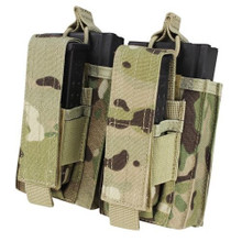 Condor 191040-008 MOLLE Double Kangaroo 7.62/ M9 1911 Magazine Pouch-MultiCam