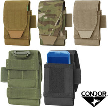 Condor 191085 MOLLE Tech Sheath Plus Smart Phone iPhone Case Pouch- OD Green/ Black/ Tan/ Coyote Brown