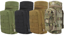 Condor MA40 H2O Pouch MOLLE Padded Water Bottle Carrier Utility Pocket- OD Green/ Black/ Coyote Brown/ MultiCam