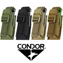 Condor 191062 Tactical SWAT Police Military Single Flashbang MOLLE Pouch - OD Green/ Black/ Coyote Brown