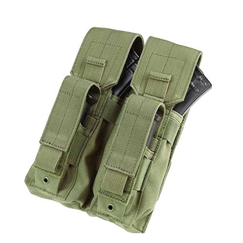 Condor Ma71 MOLLE 7.62 Mm Close Flap Pistol Double Kangaroo Mag Pouch OD for sale online