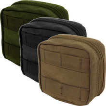 Condor MA77 4x4 Utility Pouch MOLLE Tool Bag Removable Clear Pocket- OD Green/ Black/ Navy Blue/ Coyote Brown