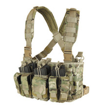 Condor MCR5-800 Tactical Recon Chest Rig Vest 5.56 .223 Mag Pouch - Scorpion OCP