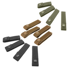 Condor 223 OD 4" MOD Straps 4pk MOLLE PALS Modular Gear Web Attachment Tie- OD Green/ Black/ Coyote Brown