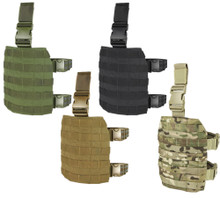 Condor MA1 MOLLE Tactical Drop Leg Platform- OD Green/ Black/ MultiCam/ Coyote Brown