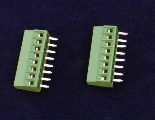 8 Position 0.100 screw terminal.  Sold in packages of two.