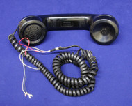 G3 Handset with spade tip cord, offered as new, "gently used" and "as is."  We also have modular handsets and other colors, please contact us if you need something else.  Sample shown is "gently used."