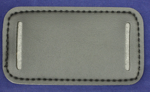 Leather head band pad - this side faces up and slips over the wire bale