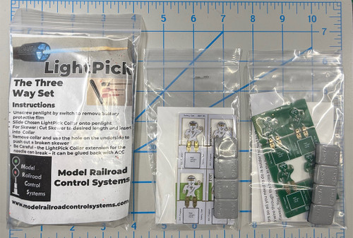 Ops Tools holiday Pack: LightPick 3 Way, 4 RED Flagmen/track tester kit, 4 Blue Flagmen/track tester kit - FREE SHIPPING