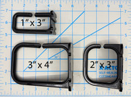 Delrin "D" Rings for Wire Management
