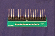 0.156 Molex adapter.  Molex adapter plugs into 16 i/o positions on an IOX16 and adapts to the classic CMRI connector