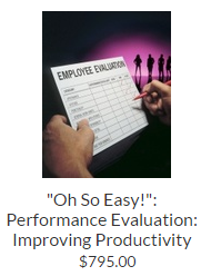 "Oh So Easy!": Performance Evaluation: Improving Productivity and Helping Employees Succeed