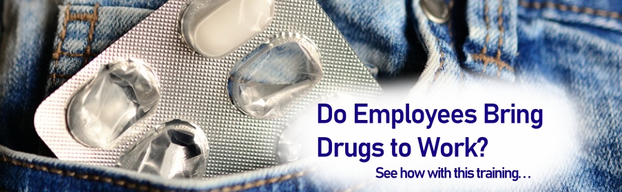 pills in the pocket of a worker