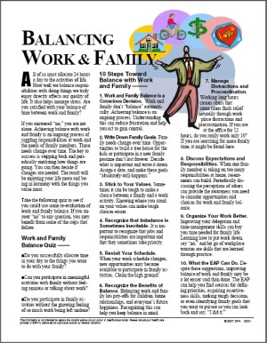 Image for Workplace Wellness Program Resource + Balancing Work Family