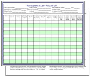 Image for Follow-up Sheet for Monitoring Recovering Clients