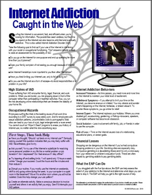 Image for Caught in the Web: Internet Addiction