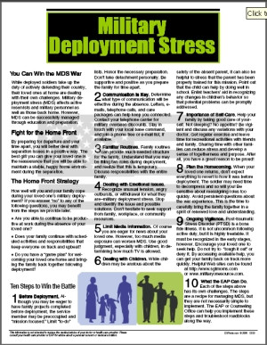 Image for Military Deployment Stress