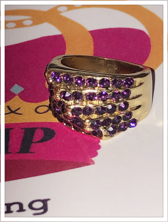 Gorgeous Amrita Singh Amethyst Ring in size 7.5 Mix it up and make a statement! 
