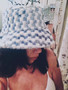 BucketList Fuzzy, Terry Bucket Hat! with adjustable inner ribbon tie. Fits most all sizes with adjustability!