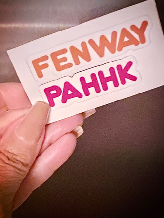 Fenway PAHHK Sticker by RiDesign