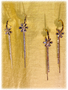 Sparkle Drop earrings in Gold * See Silver sold separately