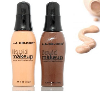L.A. Colors  SILKY, LIGHTWEIGHT FORMULA LEAVES SKIN WITH A HEALTHY, NATURAL FINISH. 
HELPS TO COVER & EVEN OUT SKIN TONE FOR A FLAWLESS LOOKING COMPLEXION. ENJOY A MESS FREE APPLICATION EVERY TIME WITH OUR CONVENIENT FOUNDATION PUMP.