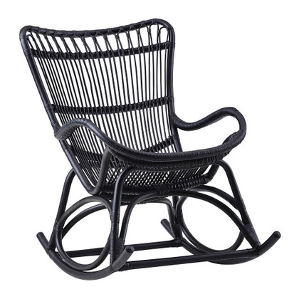 Monet Rocking Chair, Matte Black