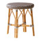 Simone Dining Stool, Cappuccino with White Dots