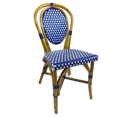 French Bistro Blue Chair