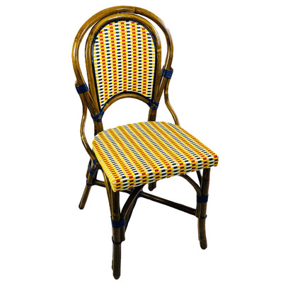 Marais French Bistro chair in Yellow/Ivory/Red/Blue