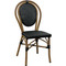 Paris Side Chair - Aluminum Black/Mocha
