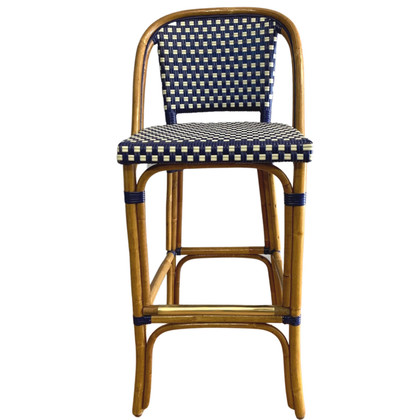 St. Germain Rattan Bar Stool